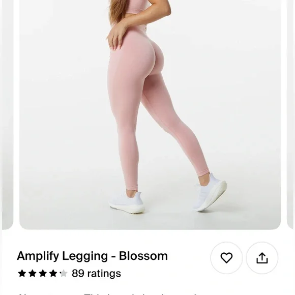 Alphalete amplify legging- Blossom - Picture 6 of 7